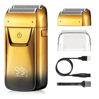 Solimpia Digitale Body Shaver en Baardtrimmer 2in1 Goud