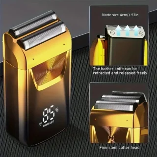 Solimpia Digitale Body Shaver en Baardtrimmer 2in1 Goud
