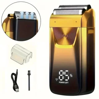 Solimpia Digitale Body Shaver en Baardtrimmer 2in1 Goud