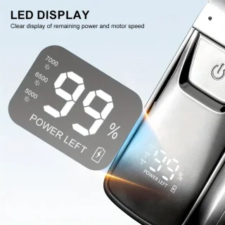 Solimpia Digitale Body Shaver + Precisie Trimmer USB Zilver