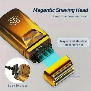 Solimpia Digitale Body Shaver + Precisie Trimmer USB Zilver