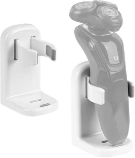 SPHProducts Wandhouder voor Elektrisch Scheerapparaat Wit