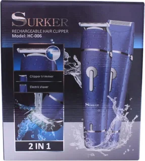 Surker HC-006 haartrimmer en scheerapparaat waterproof
