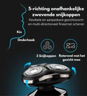 SYS 4-in-1 Scheerapparaat Set Skull Shaver