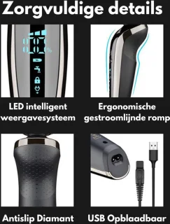SYS 4-in-1 Scheerapparaat Set Skull Shaver