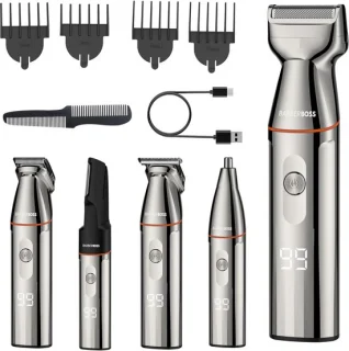 Thijox draadloze 5-in-1 baardtrimmer voor heren