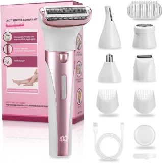 Thijox scheerapparaat voor dames 5-in-1 roze
