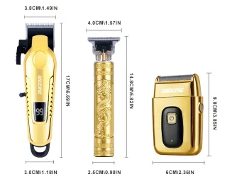 tondeus 3-delige haar- en baardtrimmer set