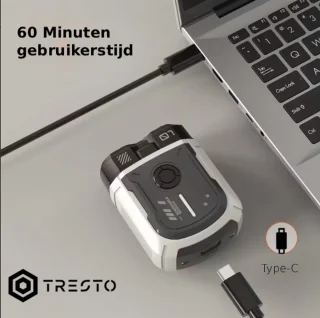 TRESTO Mecha-Stijl Scheerapparaat Zwart