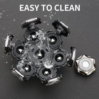 Wat vinden we goed aan de Universele vervangende scheerkoppen 7-bladig (7D) zilver