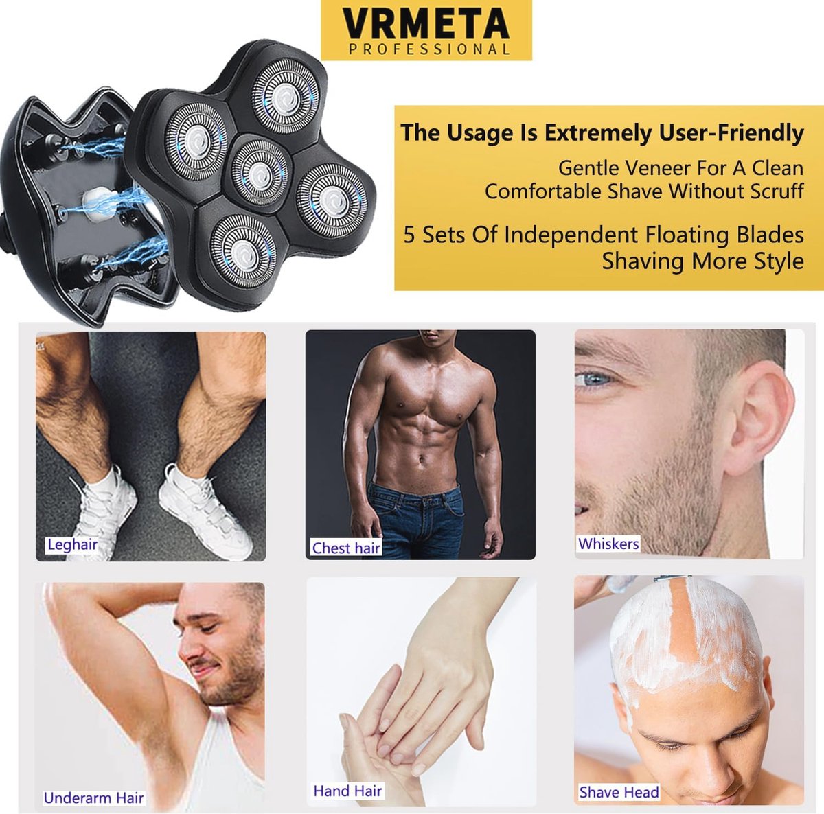 Wat vinden we goed aan de Upgrade Universele Vervangende Scheerhoofden voor Elektrisch Scheerapparaat