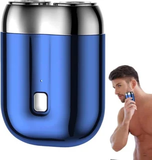 USB-scheerapparaat voor mannen - blauw