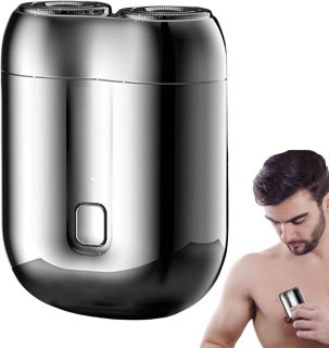 De USB-scheerapparaat voor mannen - Zilver in één oogopslag
