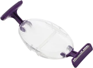 Veiligheidsrazor voor dames - paars scheermes