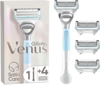 Venus Satin Care scheerapparaat voor intieme zone, 4 reservemesjes