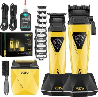 VGR 877S3 professionele haarknipperset goud