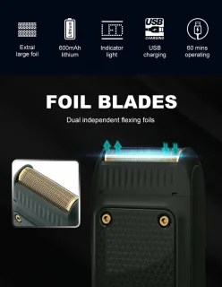 VGR Voyager V-353 2in1 Scheerapparaat en Trimmer Zwart