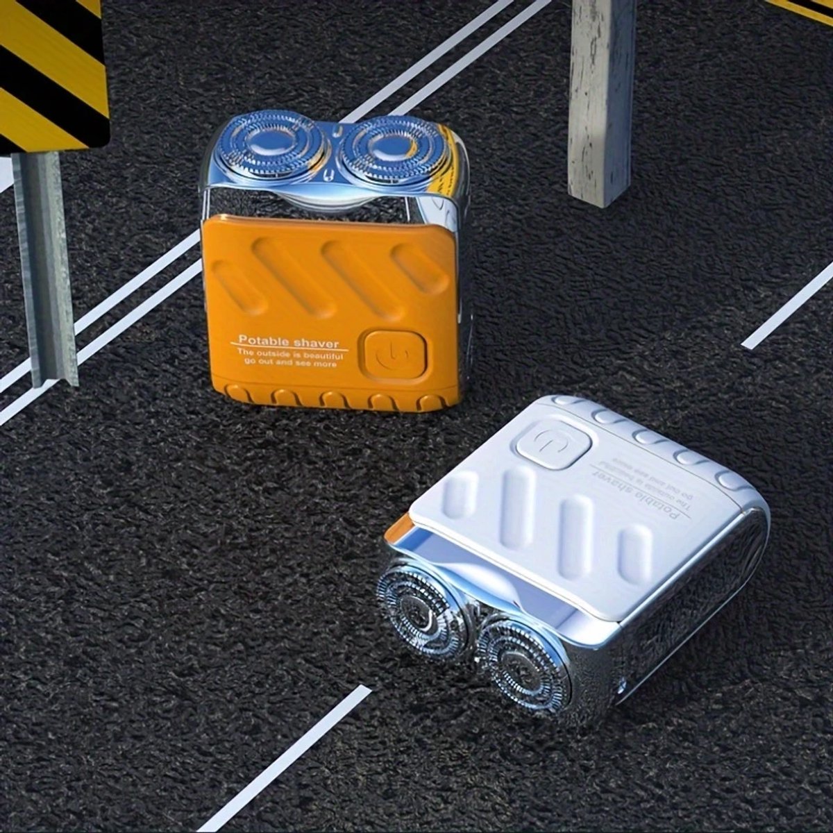 Wat vinden we goed aan de Viraal op Tiktok Usb Oplaadbaar 2-Blade Mini Scheerapparaat Wit