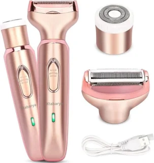 Vrouwen Epilator Scheerapparaat 2-in-1 Bikini & Gezicht Trimmer
