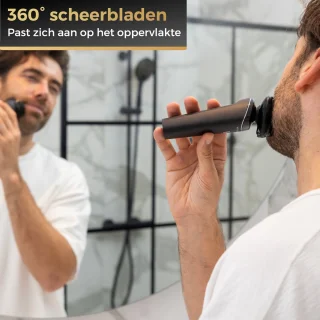 Wellshave 4-in-1 Elektrisch Scheerapparaat en Trimmer voor Mannen