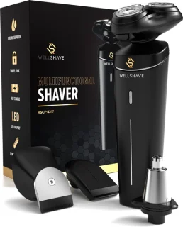 Wellshave 4-in-1 Elektrisch Scheerapparaat en Trimmer voor Mannen
