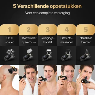 Wellshave 5 in 1 Mannen Scheerapparaat Deluxe