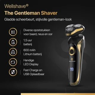 Wellshave Elite 4 in 1 Scheerapparaat voor Mannen