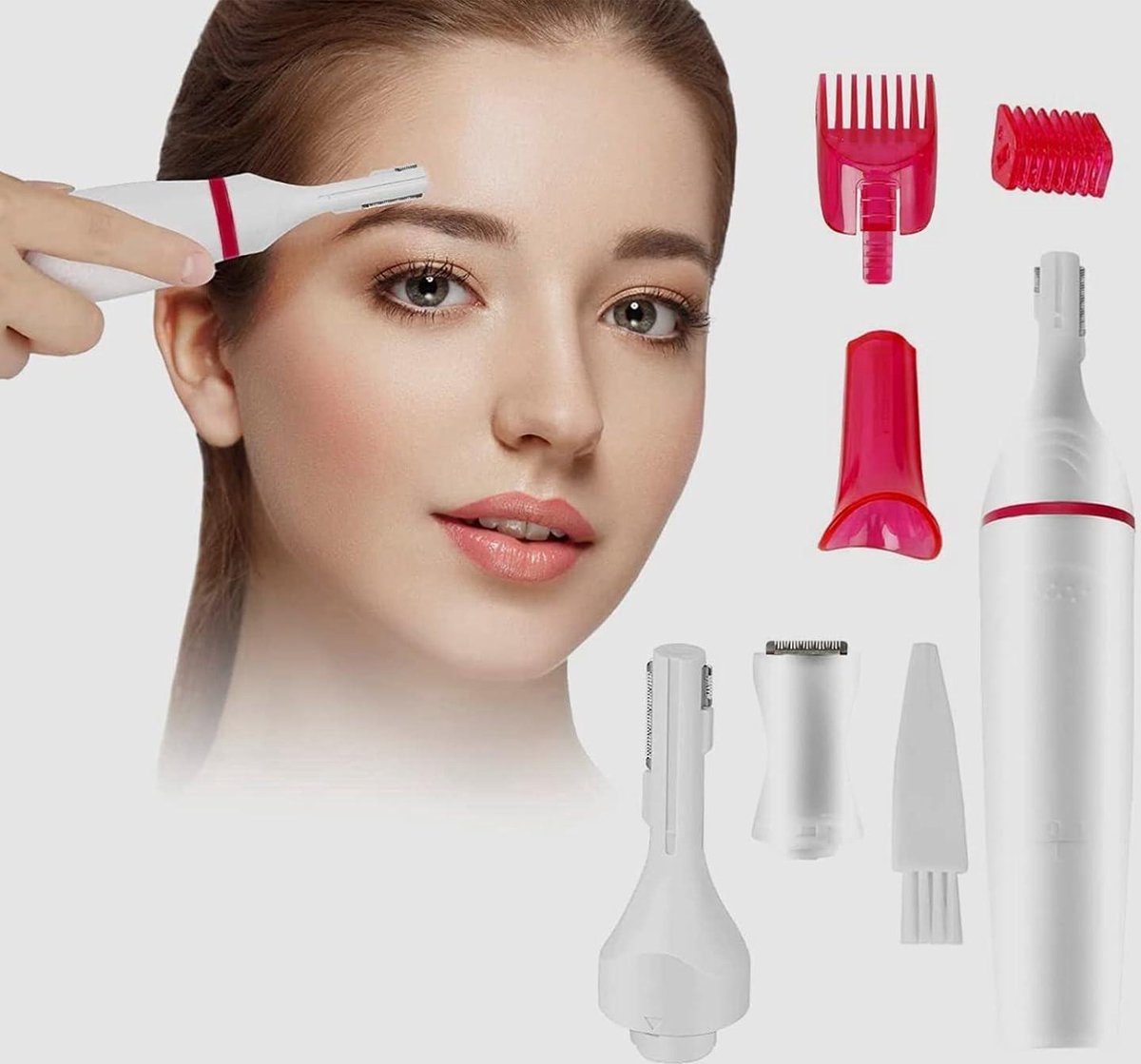 Wat vinden we goed aan de wenkbrauwepilator 2-in-1 voor vrouwen gezicht en lichaam Braun