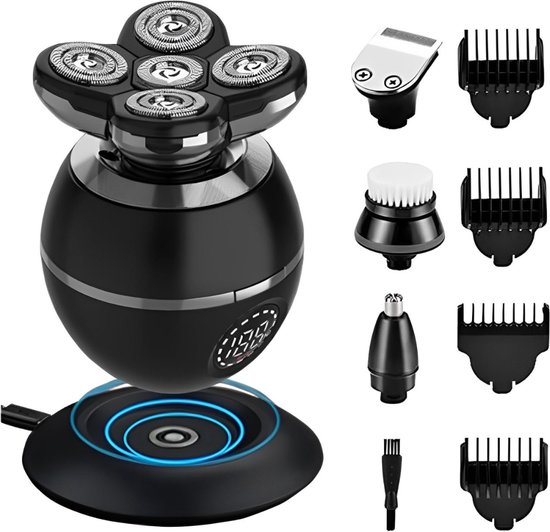 White-Label Skull Shaver Bodygroomer Zwart