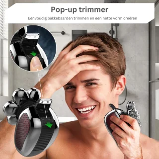 White-Label® Skull Shaver Scheerapparaat Zwart