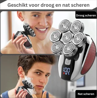 White-Label® Skull Shaver Scheerapparaat Zwart