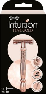 De Wilkinson Sword Intuition Safety Razor Rose Gold in één oogopslag