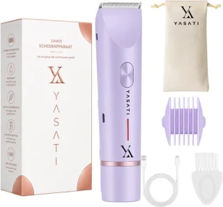 YASATI 2-in-1 elektrische bikinitrimmer voor vrouwen, paars