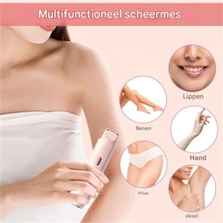 Ynkkvre Ladyshave Scheerapparaat voor Dames - Roze