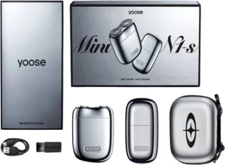 Yoose Mini2 heren scheerapparaat en neushaartrimmer set