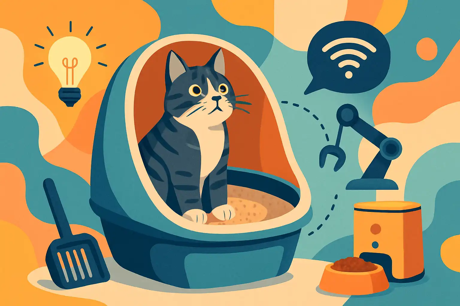 Bizarre slimme kattenbak-ideeën die eigenlijk wél zouden kunnen werken