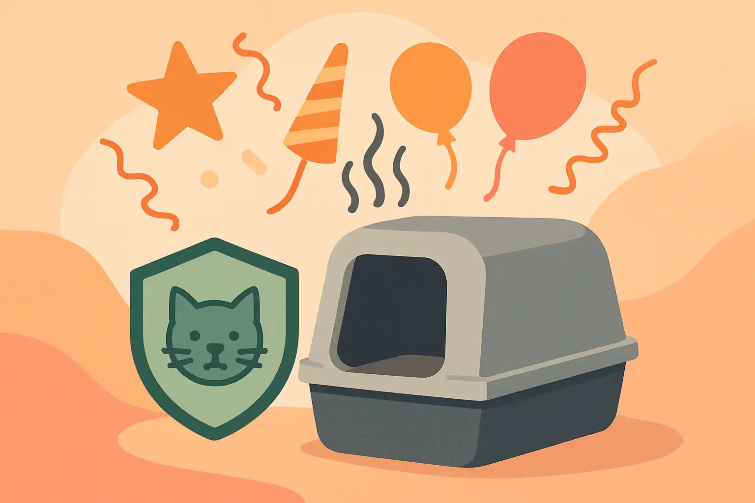 Feestjes zonder stank: slimme kattenbakstrategieën voor etentjes, logees en drukke weekenden