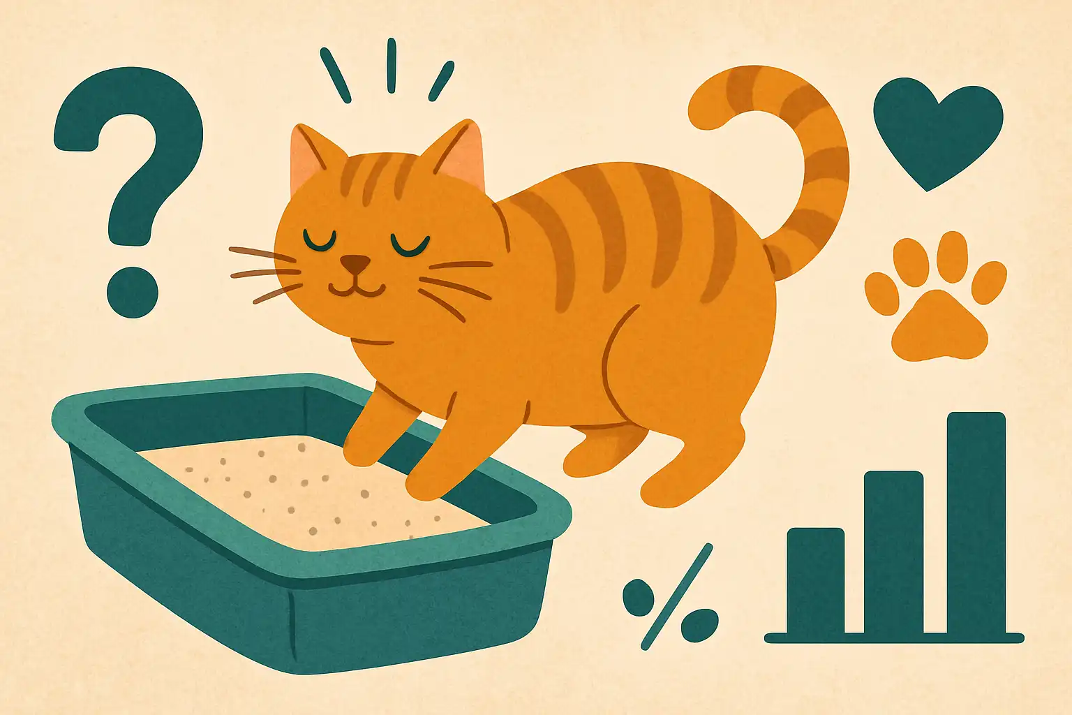 Hoe vaak gaat je kat naar de bak? Wat de bezoekfrequentie onthult over zijn gezondheid en welzijn