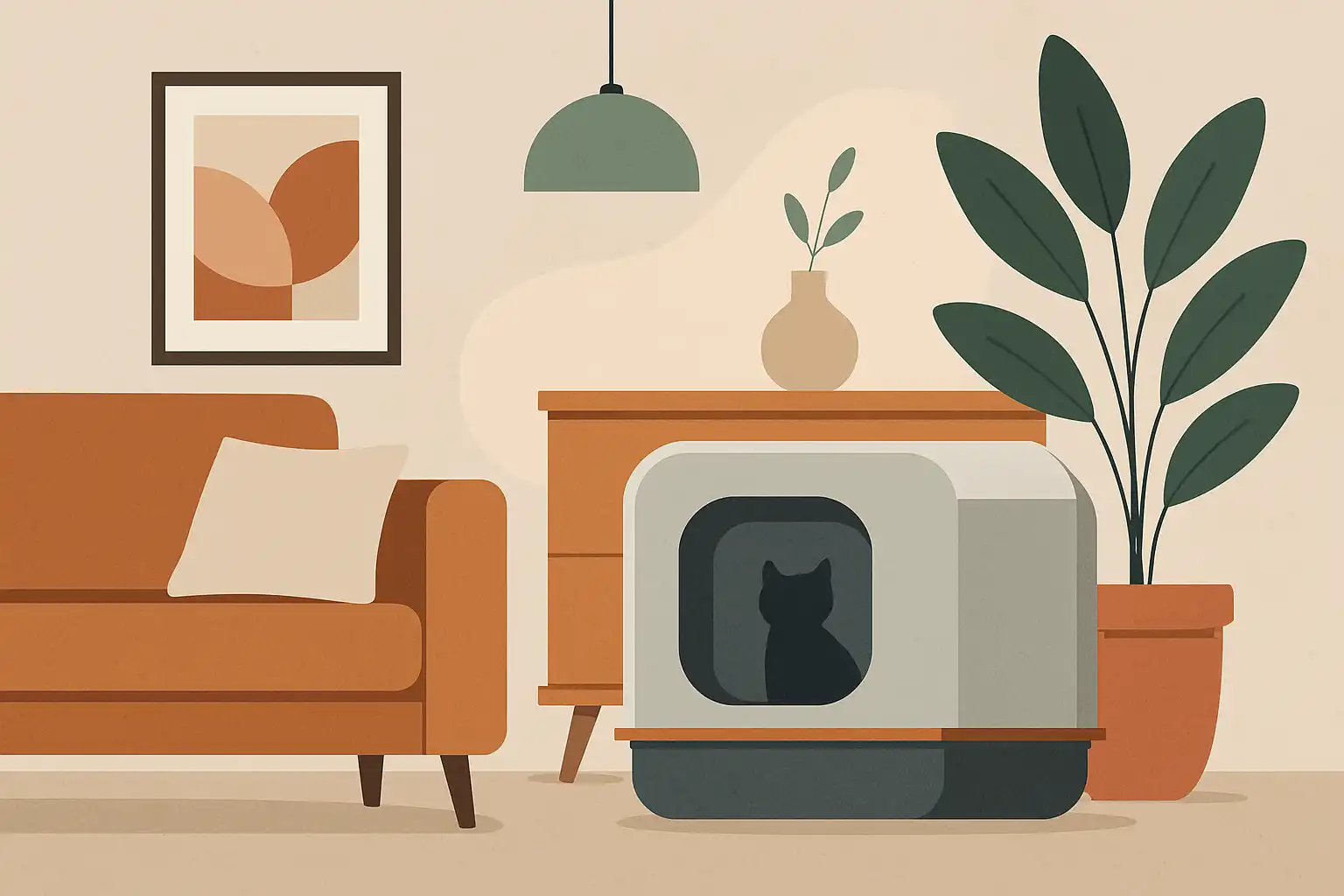 Interieurproof: zo laat je een slimme kattenbak opgaan in je woondecor
