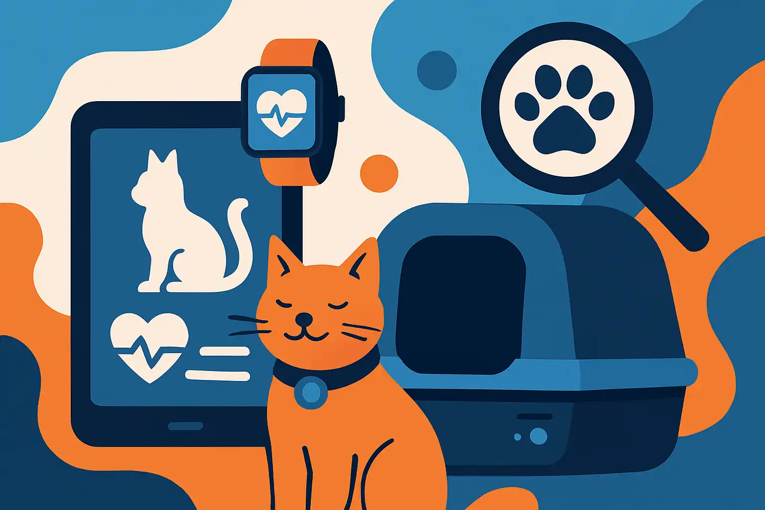 Kattenwearables en slimme kattenbakken: zo ontstaat een compleet gezondheidspakket voor je huisdier