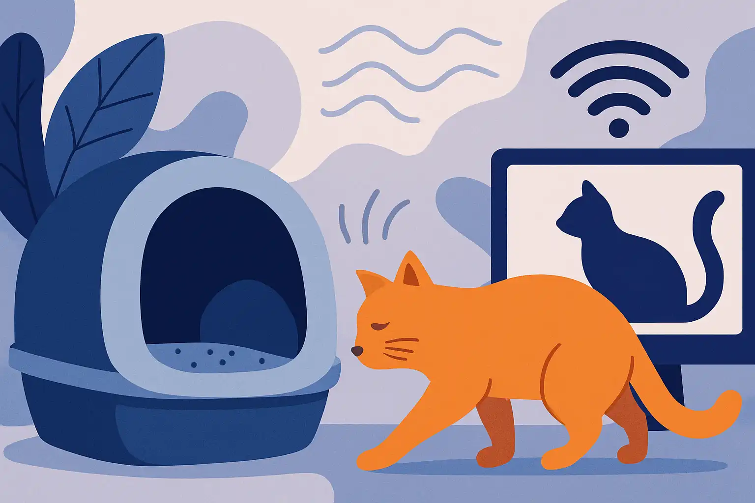 Langetermijneffecten van slimme kattenbakken: verandert technologie het natuurlijke gedrag van katten?