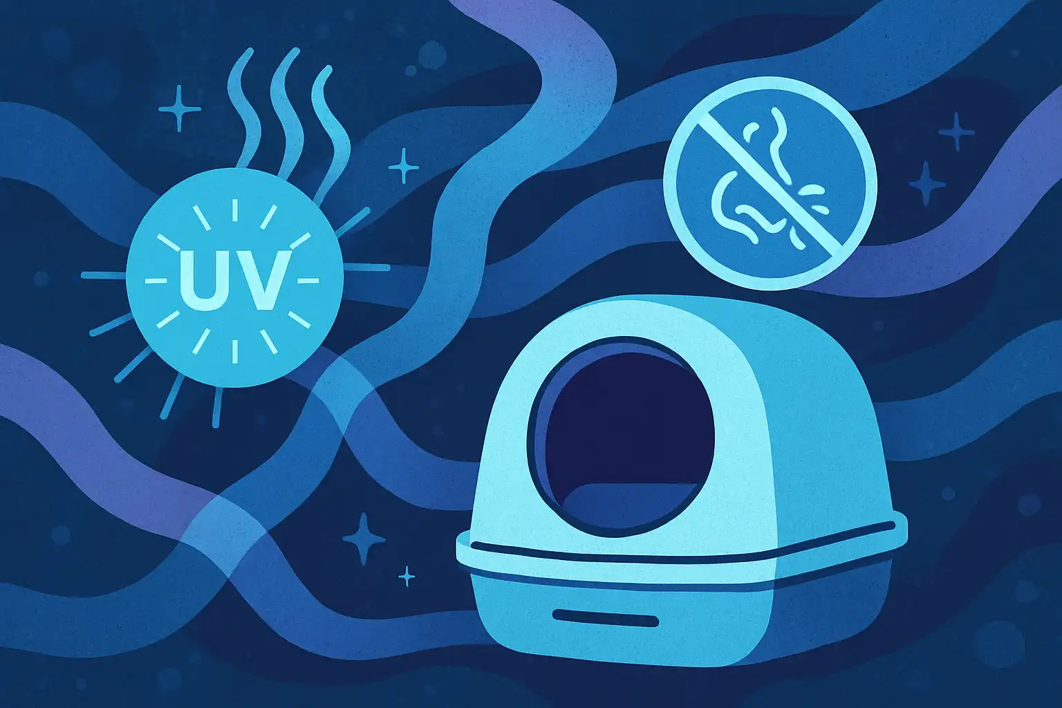 Steriliseren in een slimme kattenbak: wat doen UV-licht en geurbehandeling écht?