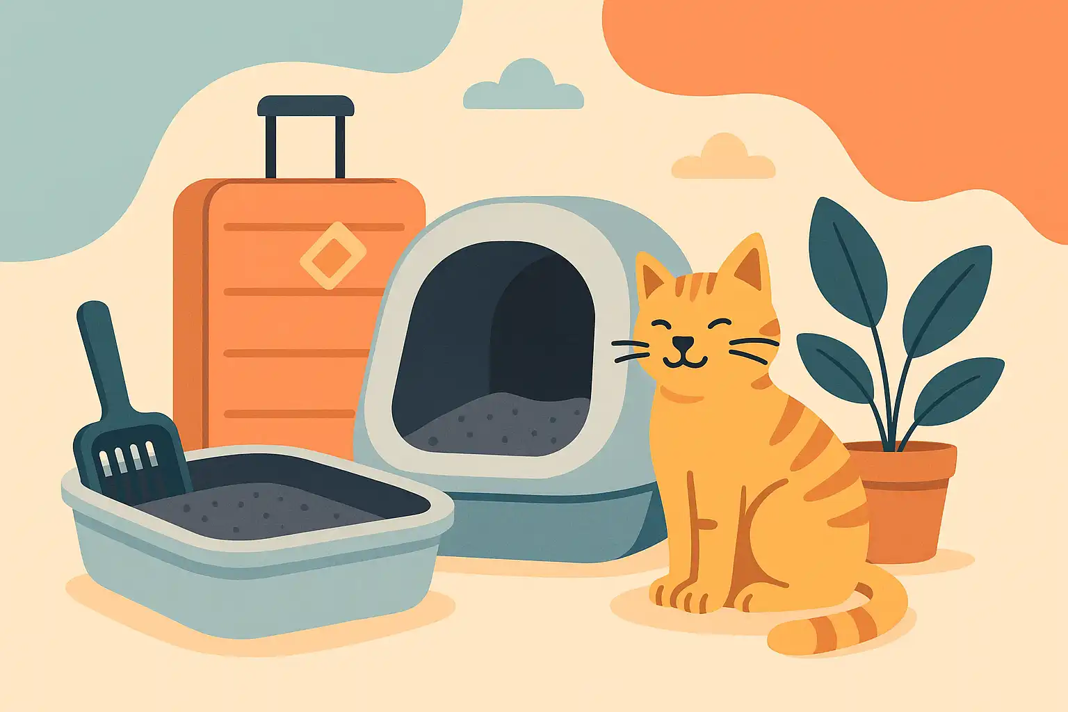 Vakantie zonder zorgen: houd de kattenbak schoon terwijl je weg bent