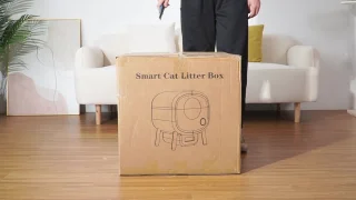 Slimme Zelfreinigende Kattenbak – Automatische Kattenbak – App-gestuurde Kattenbak – Zelfreinigende Bak – Grote Kattenbak – Infraroodsensor Veiligheid – 76 Liter Capaciteit