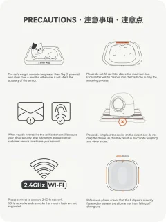 Zelfreinigende Kattenbak met Slimme App en Geavanceerd Geurcontrolesysteem