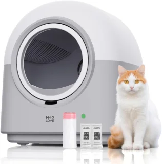 Zelfreinigende Kattenbak met Slimme App en Geavanceerd Geurcontrolesysteem
