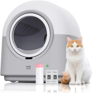 Zelfreinigende Kattenbak met Slimme App en Geavanceerd Geurcontrolesysteem