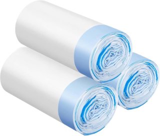 CatElite - Automatische Kattenbak - Slimme Kattenbak met App - XXL 15L Afvalbak - Open Design - Veiligheidssensoren - Zelfreinigende Kattenbak - 3 rollen kattenbak zakken - 20 stuks per rol - 30x65cm