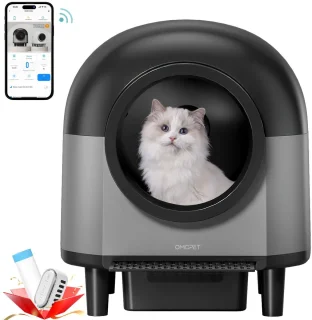 Automatische Kattenbak – Zelfreinigende Kattenbak – Slimme Kattenbak – Meerkattenbak – Ovale Kattenbak – Extra Groot Ovaal Design – USB Aangedreven Met Geurfilter