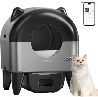 Automatische Kattenbak – Zelfreinigende Kattenbak – Slimme Kattenbak – Meerkattenbak – Ovale Kattenbak – Extra Groot Ovaal Design – USB Aangedreven Met Geurfilter
